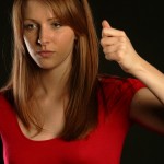 BodyLanguageProjectCom - Baton gestures Or Hand Chop Gesture